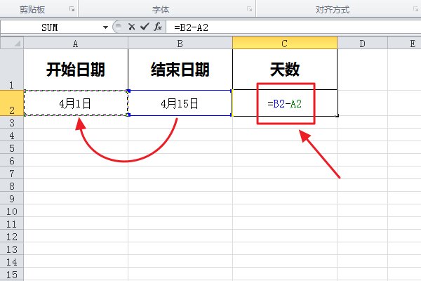 算天数的计算公式是什么？