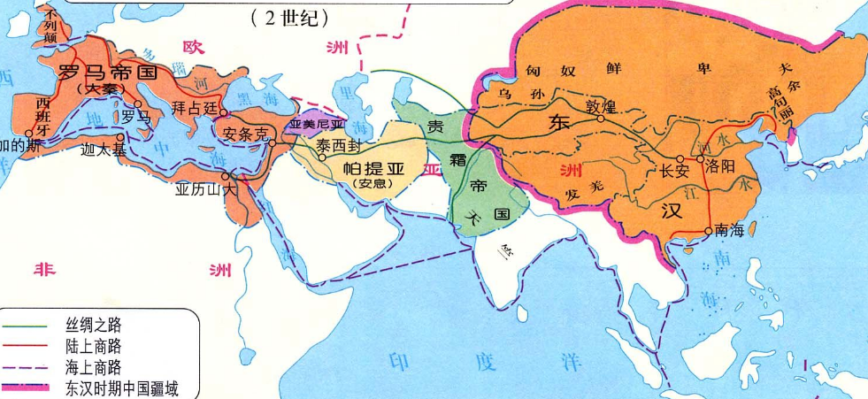 丝绸之路的起点和终点在哪里