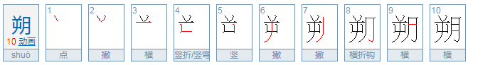 朔怎么读？