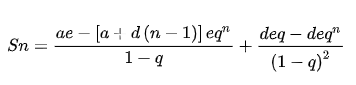 数列求和公式