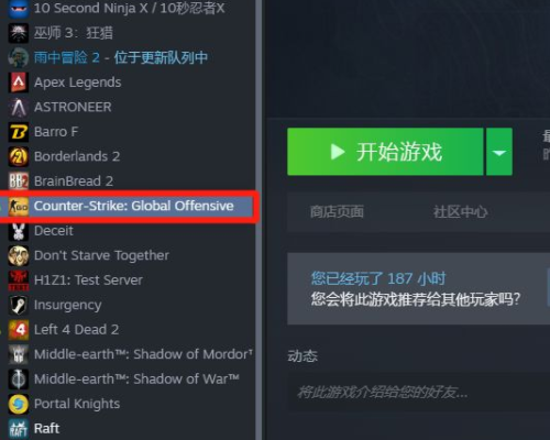 《csgo》国际服启动项是什么？