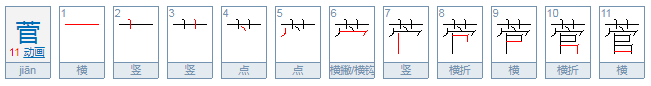 菅怎么读?