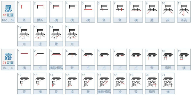 暴露怎么读音是什么