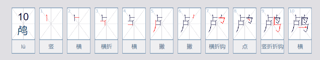 鸬鹚这怎么读？