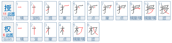 受权与授权的区别