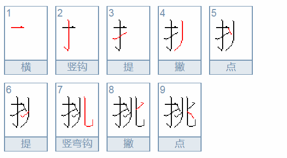 “挑”有哪两个读音？怎么组词？