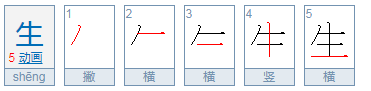 “日”加“生”是什么字啊