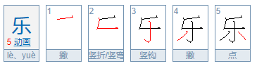 乐字的组词有哪些