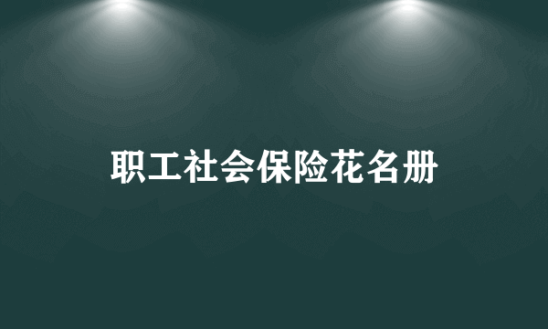 职工社会保险花名册