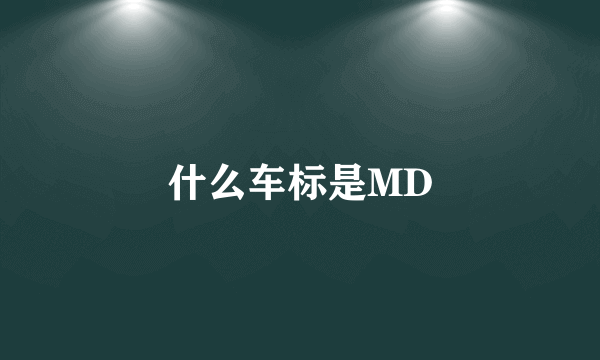 什么车标是MD