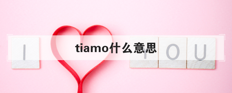 tiamo什么意思