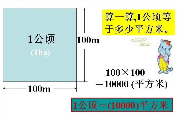 公顷和平方千米谁大