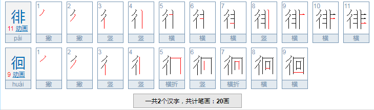 徘徊是什么意思?