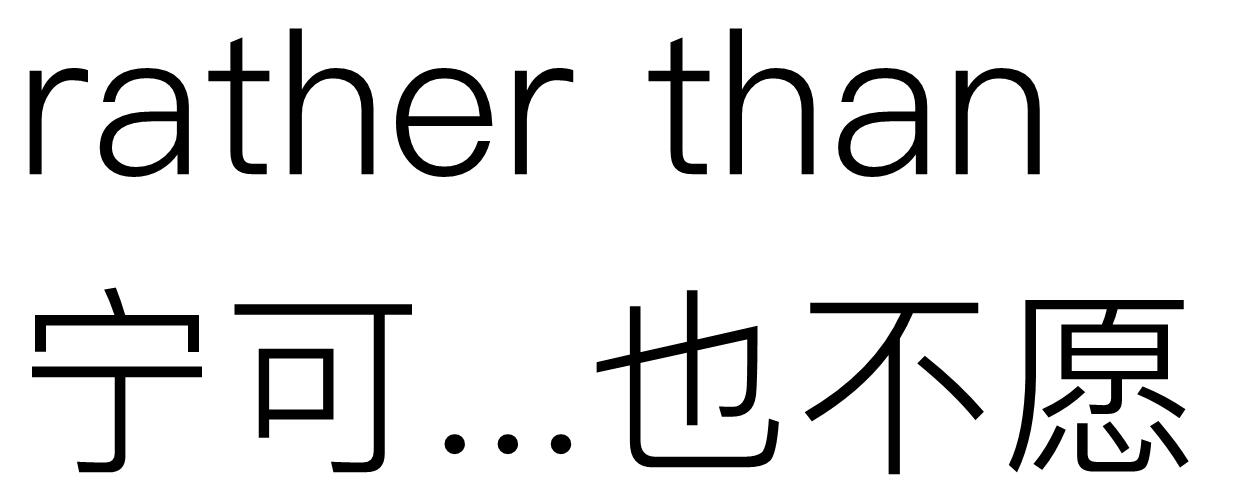 rather than什么意思