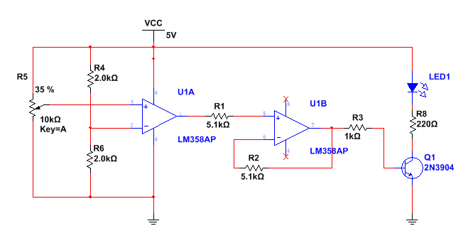 lm358电压跟随器、比较器