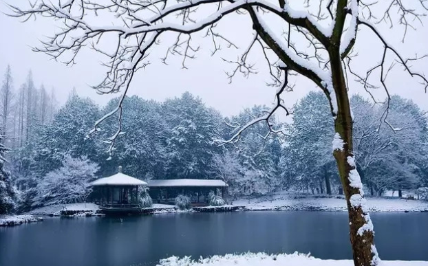 西湖下雪太美了，仿佛泼墨山水画，现场到底有多美？