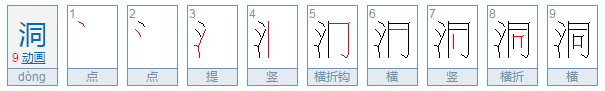 洞的拼音和组词