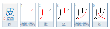 皮的拼音是什么