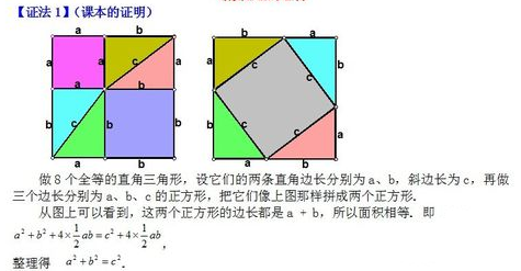 勾股定理的证明方法   带图！！！