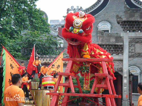 舞狮的由来