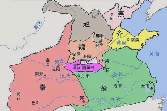 秦灭六国的顺序