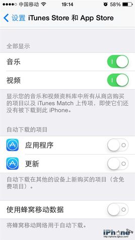 IPHONE的蜂窝数据是什么意思？