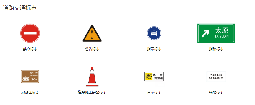 各种道路交通标志牌及说明有哪些？