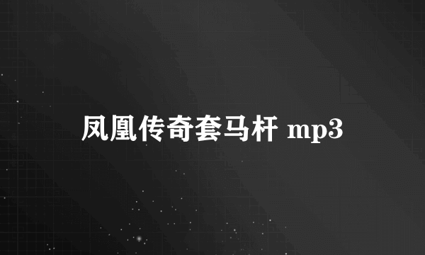 凤凰传奇套马杆 mp3