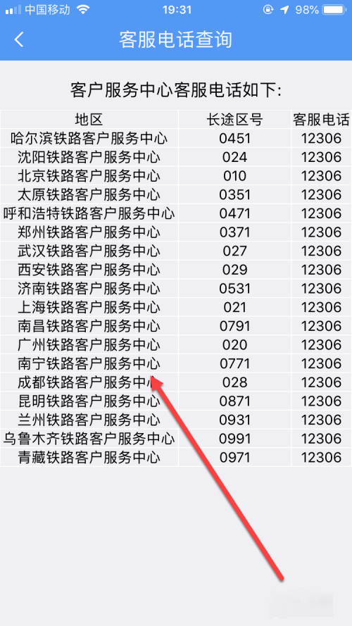 铁路咨询电话人工服务电话