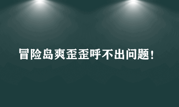 冒险岛爽歪歪呼不出问题！