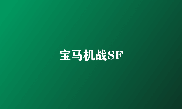 宝马机战SF