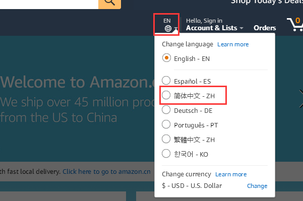 如何在美国amazon上买东西？