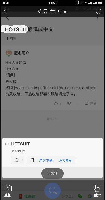 HOTSUIT翻译成中文