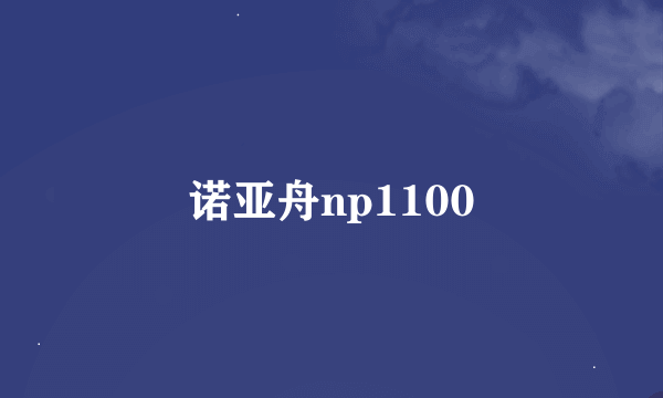 诺亚舟np1100