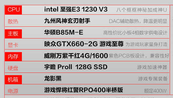 我的机箱是立人E-Q8的想配个能玩游戏性能好点的光主机300-3500元