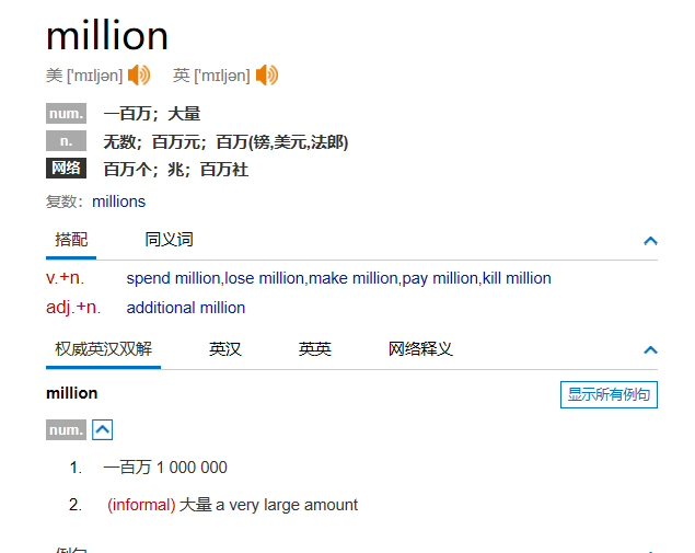 2.1 million是多少