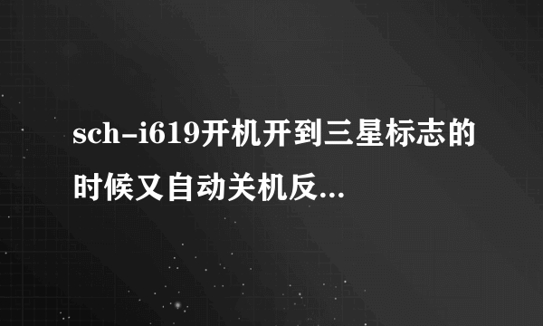 sch-i619开机开到三星标志的时候又自动关机反复如此，是什么问题