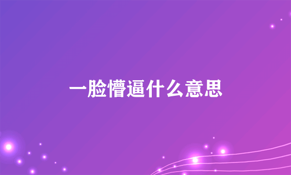 一脸懵逼什么意思