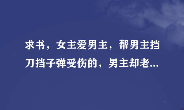 求书，女主爱男主，帮男主挡刀挡子弹受伤的，男主却老是为另一个女人伤害她。 最好是都市