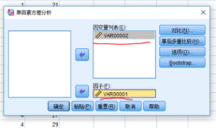 单因素方差分析结果怎么看