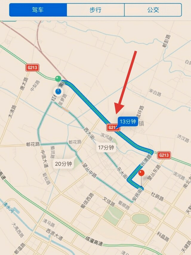 我在地点a，我要用苹果地图怎么查询从b到c的路线？