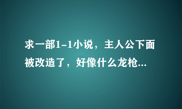 求一部1-1小说，主人公下面被改造了，好像什么龙枪什么的，跟他那个的女的都会服从他，求名字