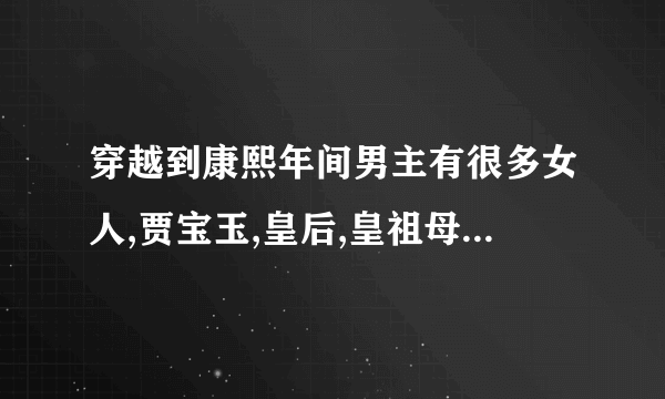 穿越到康熙年间男主有很多女人,贾宝玉,皇后,皇祖母等等,他能控制皇上