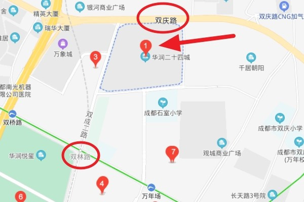 成都市成华区华润二十四城邮编是多少，成华区属于哪一个街道？