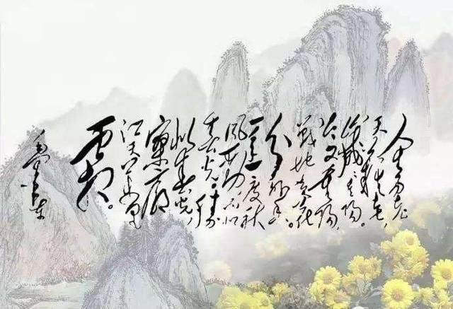 毛泽东的《采桑子·重阳》的意思