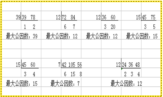 什么叫公倍数?什么叫公因数?