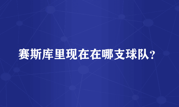 赛斯库里现在在哪支球队？