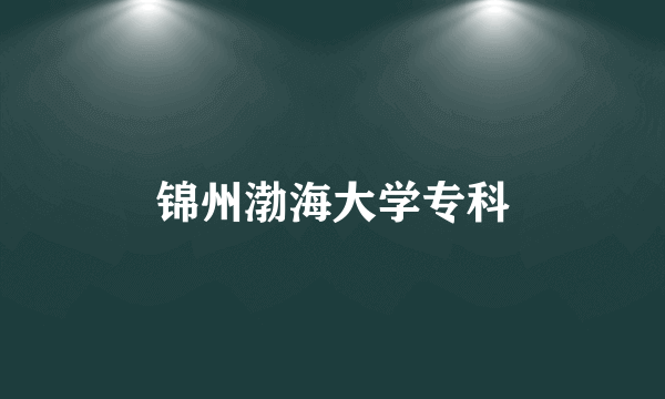 锦州渤海大学专科