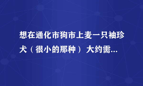 想在通化市狗市上麦一只袖珍犬（很小的那种） 大约需要多少钱 怎么才可以不被骗 ？