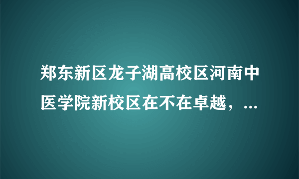 郑东新区龙子湖高校区河南中医学院新校区在不在卓越，当当，淘宝等网站的送货范围之类？